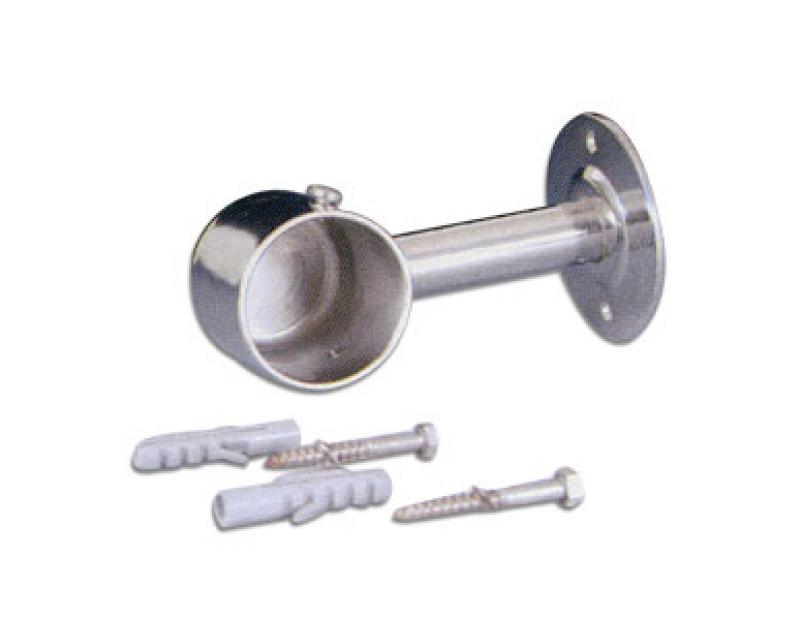 FIXATION EXTREMITE FERME INOX D43 MAIN COURANTE